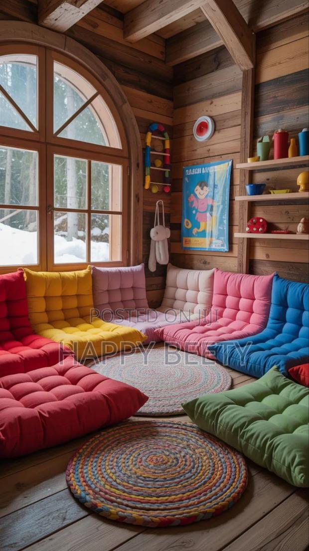 Colourful Comfy Floor Cushions