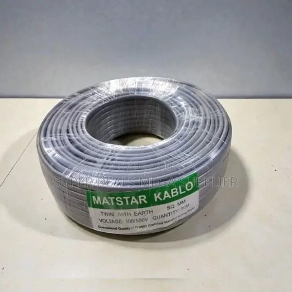 Long Term Reliability 4.0mm Twin + Earth Flat Electrical Wiring Cable