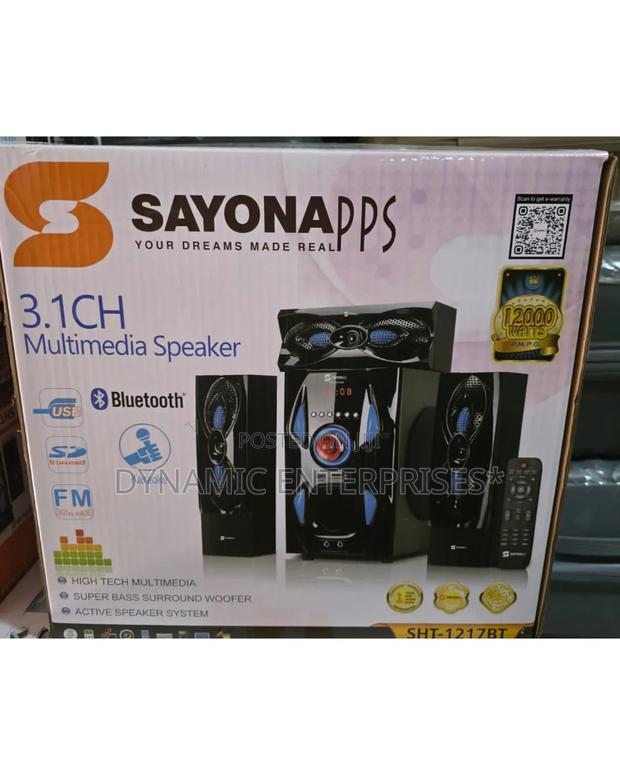 3.1ch Sayona Home Theater System - main view