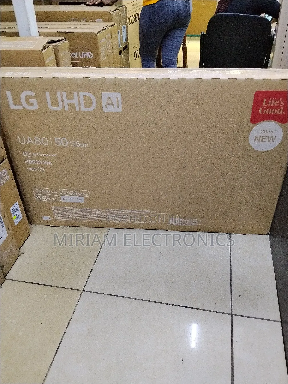 Lg 50" Uhd Ai Ua80 Smart Tv Webos 25