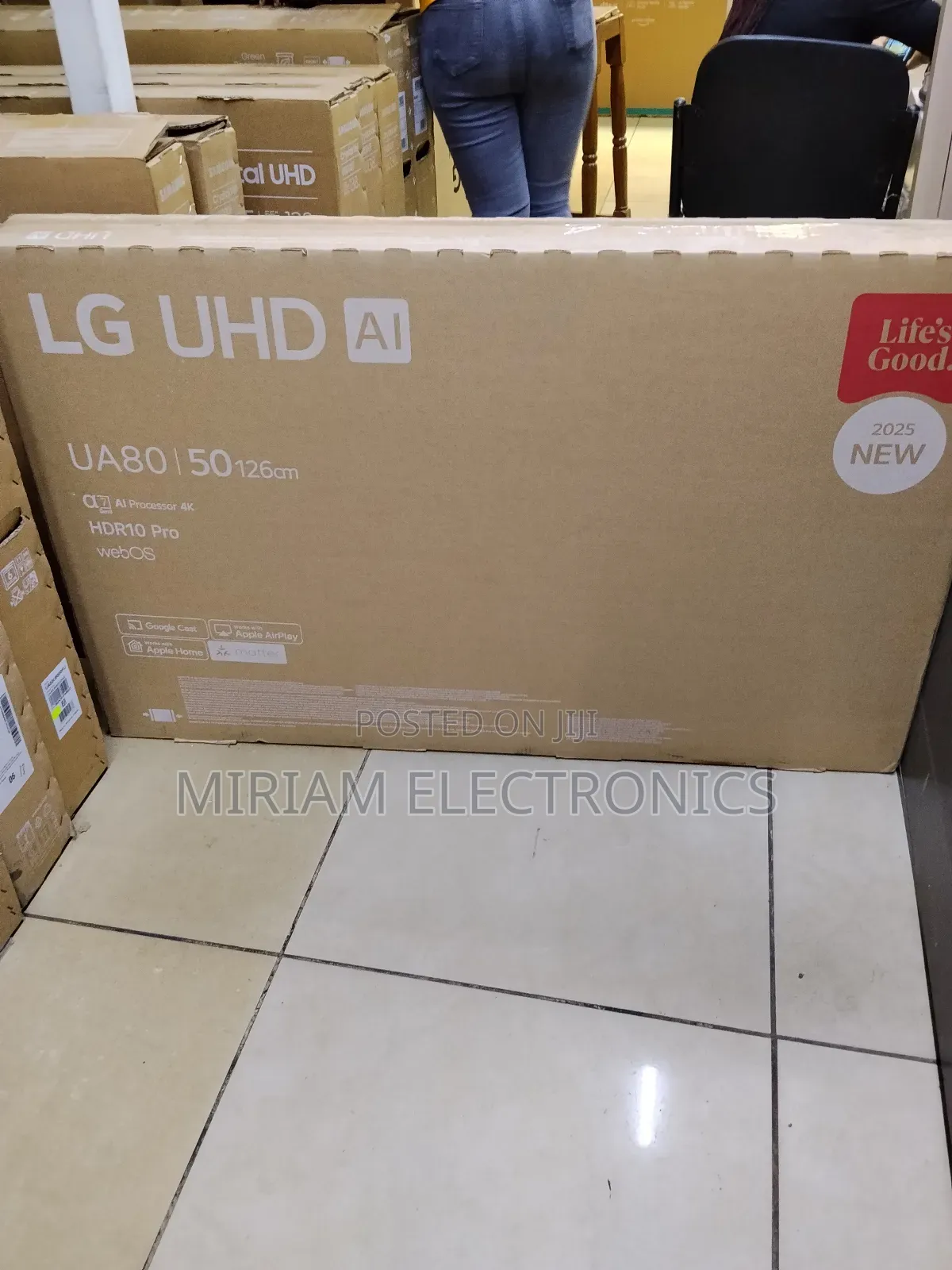 Lg 50" Uhd Ai Ua80 Smart Tv Webos 25