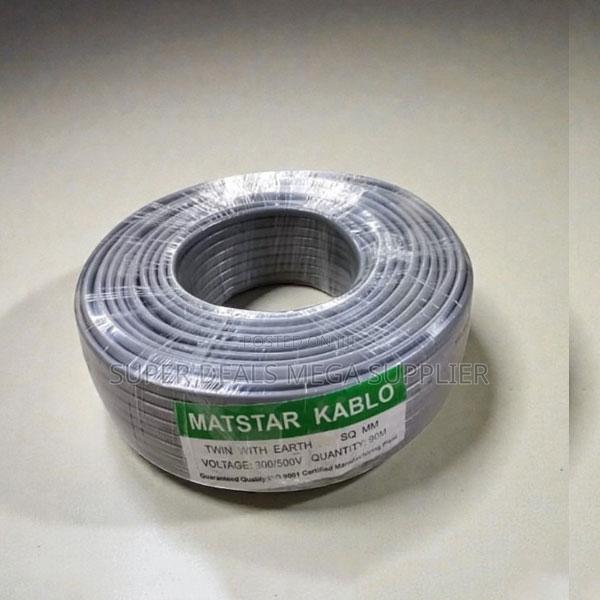 Easy to Use 4.0mm Twin With Earth Flat Electrical Wiring Cable