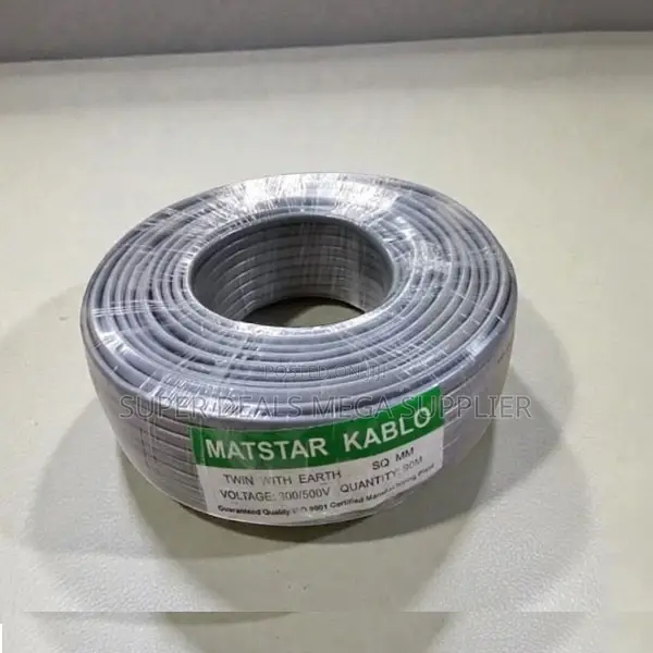 Efficient and Convenient 4.0mm Twin With Earth Flat Electrical Cable