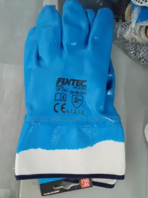 Latex Coated Gloves 10" With Cotton Liner