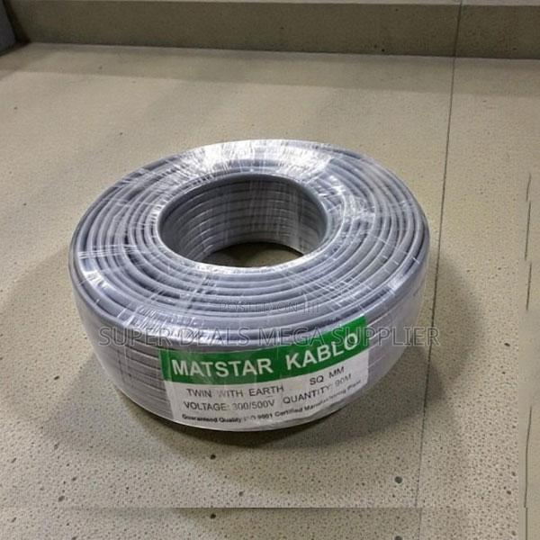 Easy to Install 4.0mm Twin With Earth Flat Electrical Wiring Cable