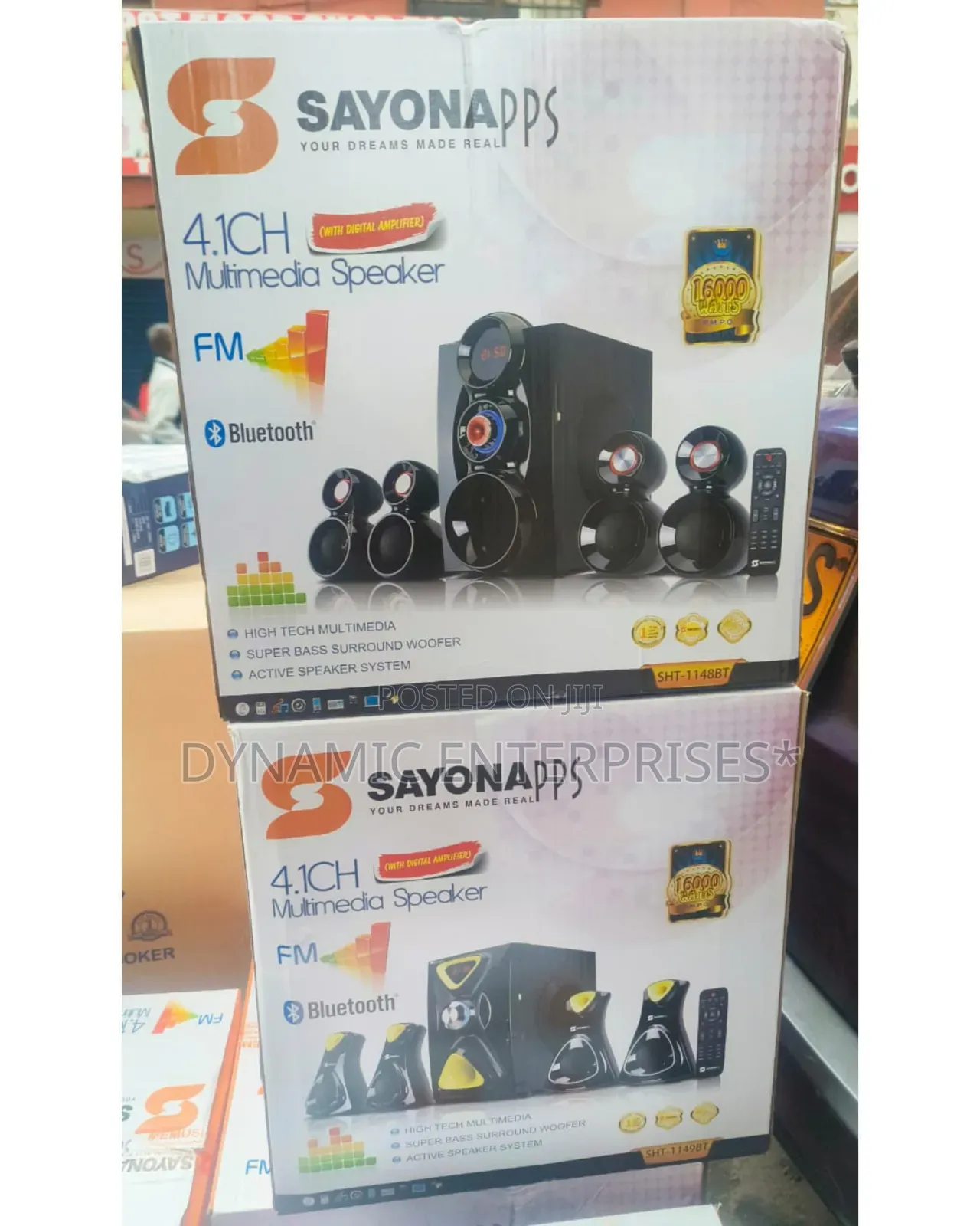 Sayona SHT-1148bt 4.1-Channel Multimedia Speaker System