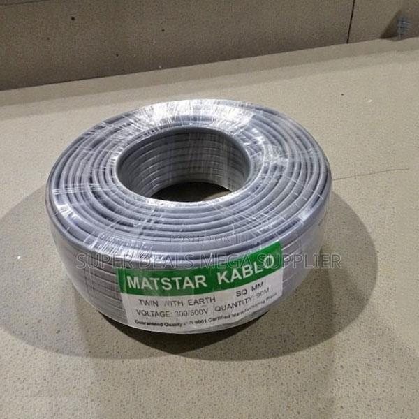 PVC Insulated 4.0mm Twin With Earth Flat Electrical Wiring Cable
