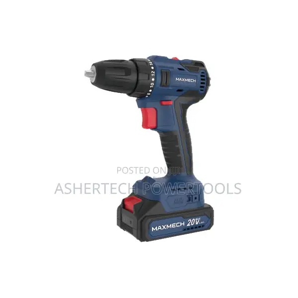 Quality Maxmech Cordless Drill Ued 20-10 10mm