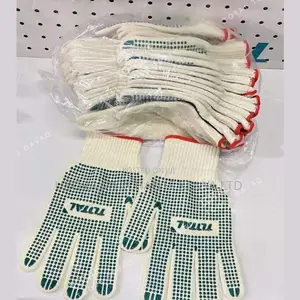 Knitted & Pvc Dots Gloves