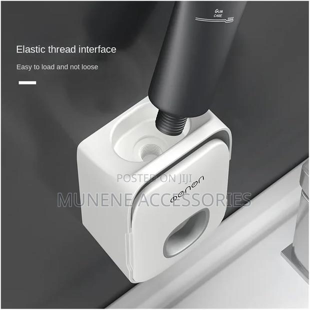 Automatic Toothpaste Dispenser Squeezer Toothbrush Holder Wall Mounted - thumbnail 3