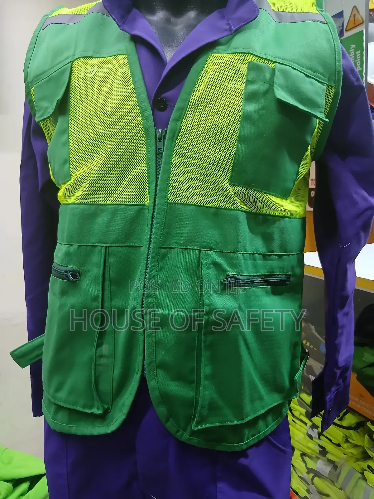 Green Vest Jacket Tactical