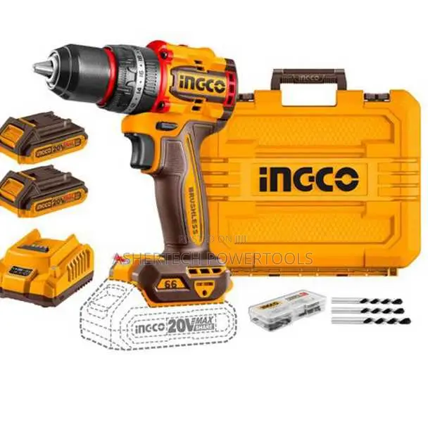 Ingco Cidli20668 Compact Brushless Cordless Impact Drill 66nm