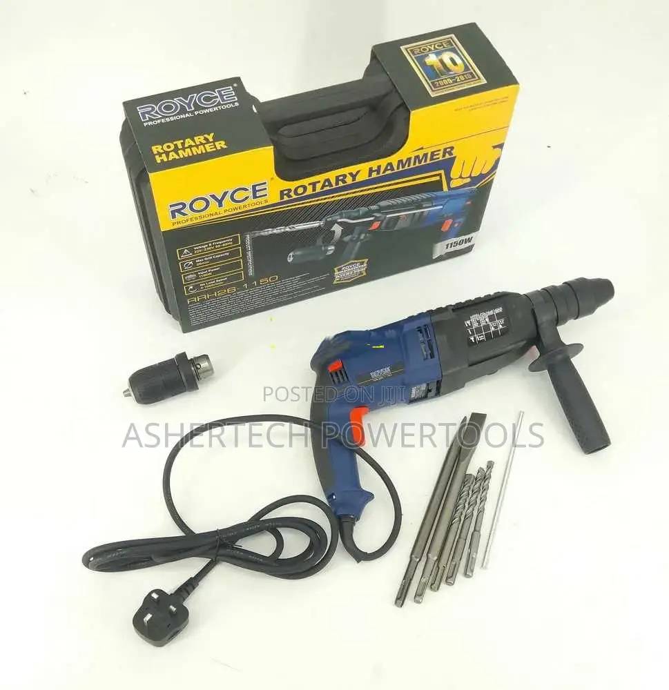 Royce 800w Rotary Hammer (Rrh26-800qcc).