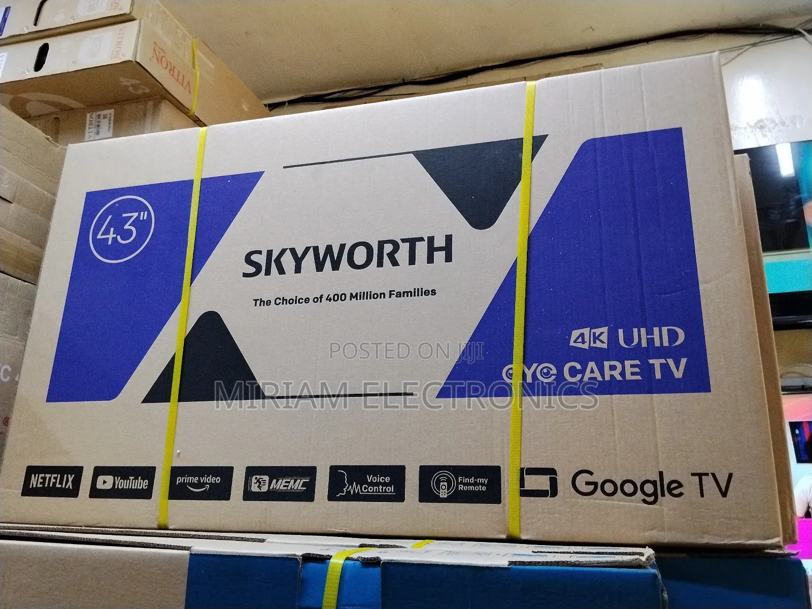 Skyworth 43" Smart Uhd Google Tv