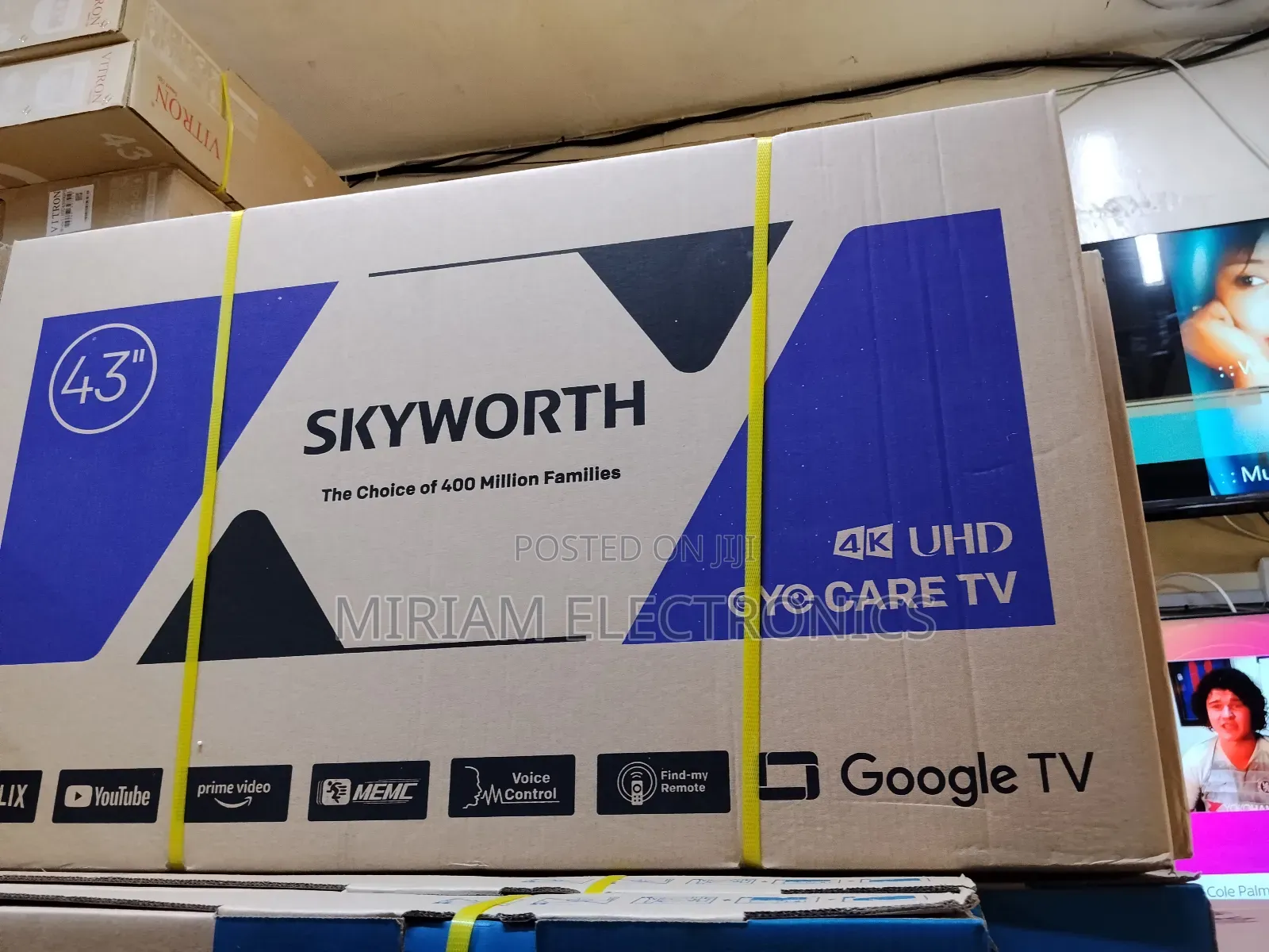 Skyworth 43" Smart Uhd Google Tv