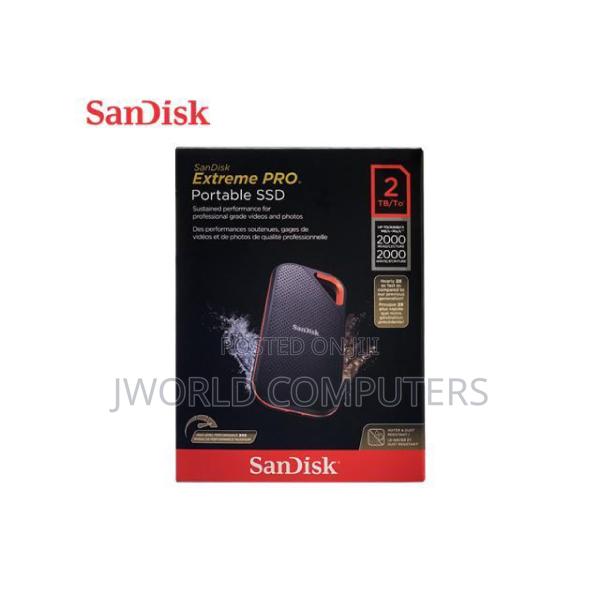 Sandisk E81 Extreme Pro Portable External SSD V2 2tb - main view