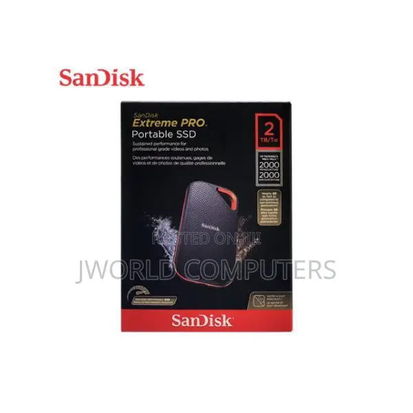 Sandisk E81 Extreme Pro Portable External SSD V2 2tb