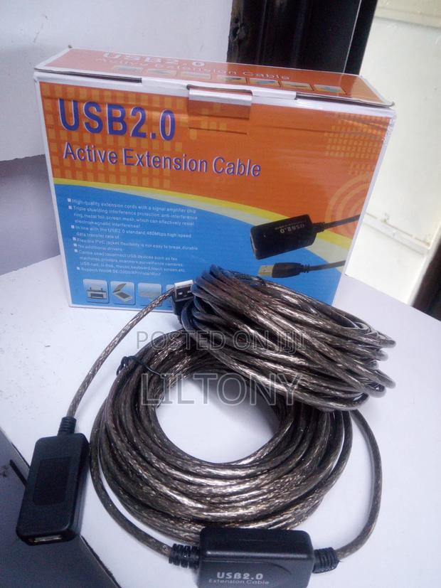 20m High Quality Usb2.0 Active Extension Cable - thumbnail 2