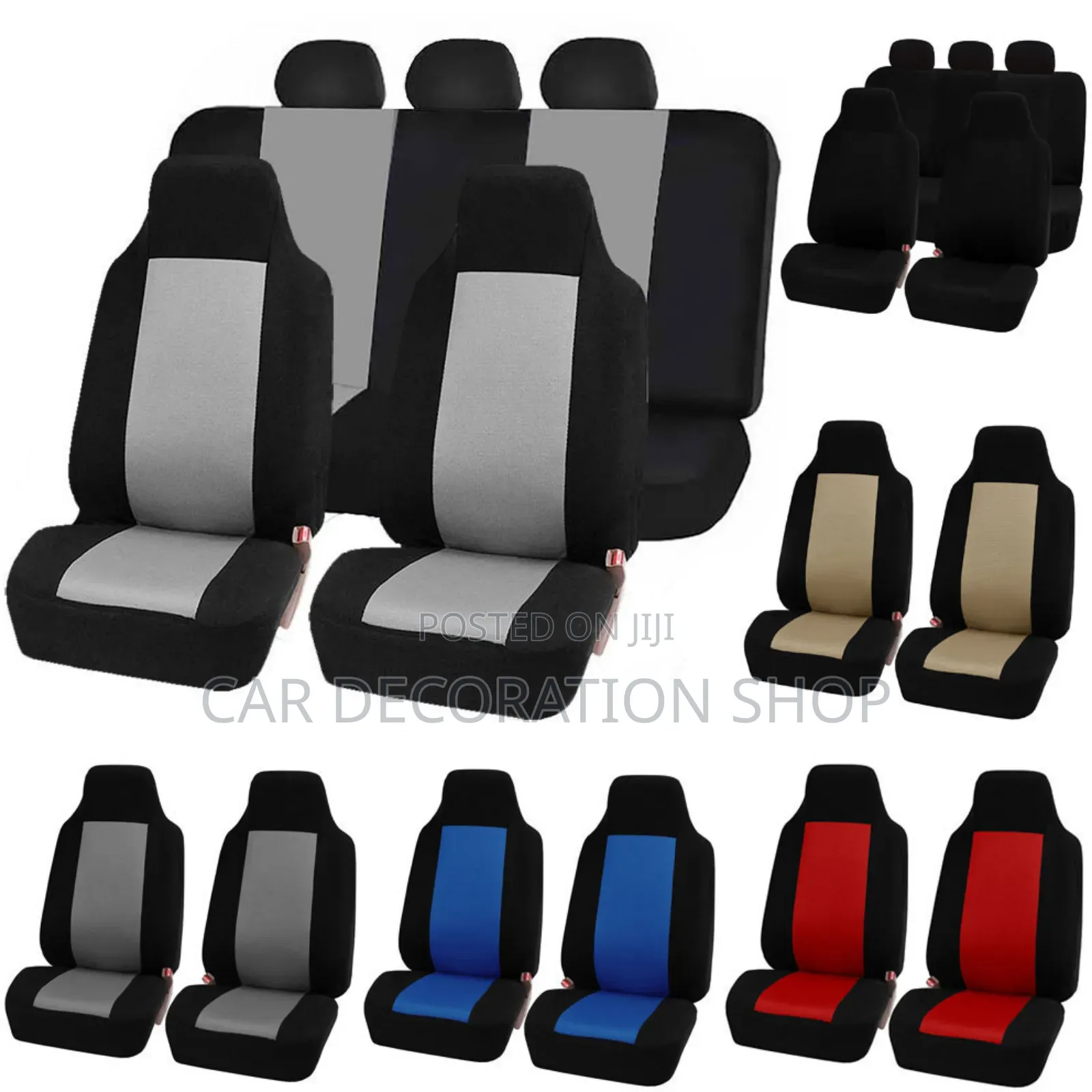 Classical Polyester 5seater Full Complete Set Seat Civers