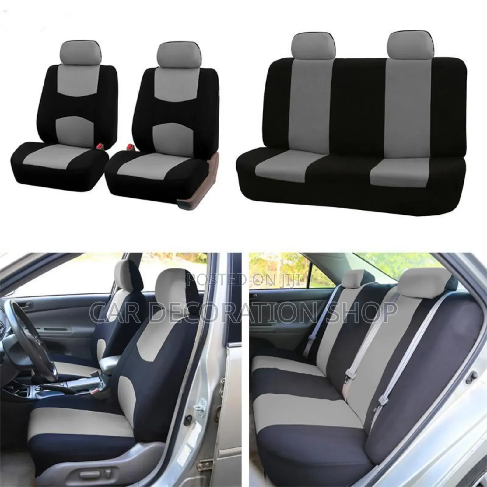 Car Sear T Protector Full Set Fabric Cloth Seat Covers5 Seater