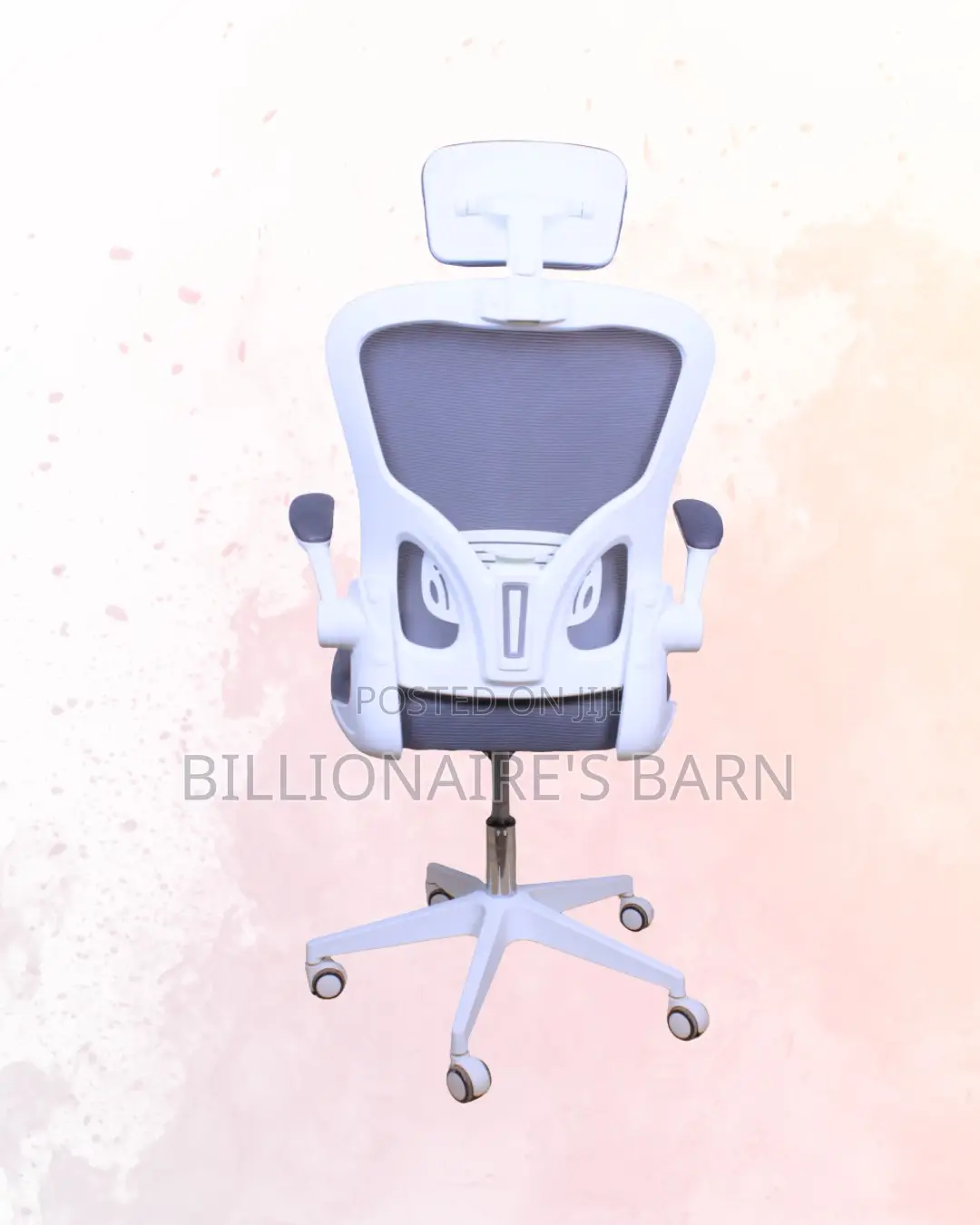 Flip-Up Arms Ergonomic Chair for Tight Spaces | Easy Adjustments