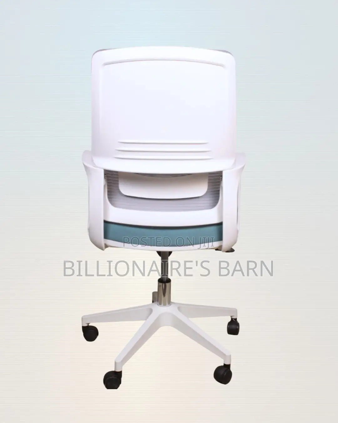 White Ergonomic Office Chair for Work | Neat Look, Lower-Back Support