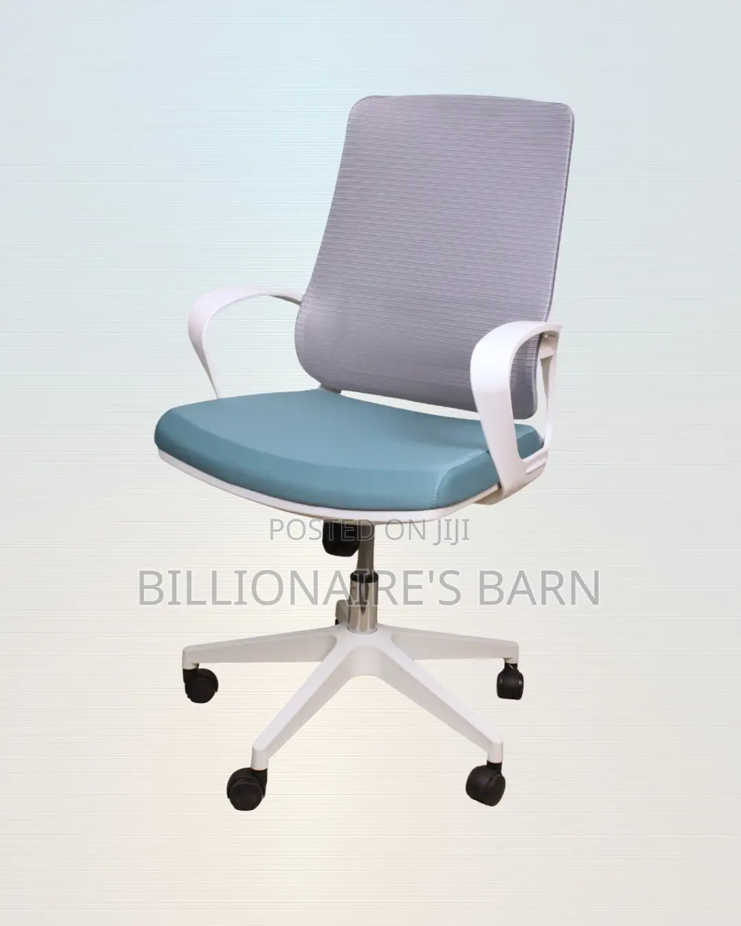 White Ergonomic Office Chair for Work | Neat Look, Lower-Back Support
