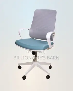 White Ergonomic Office Chair for Work | Neat Look, Lower-Back Support