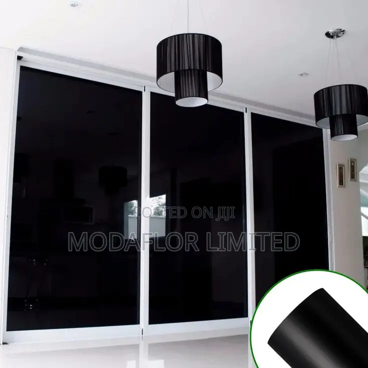Modern Blackout Glass Film for Windows