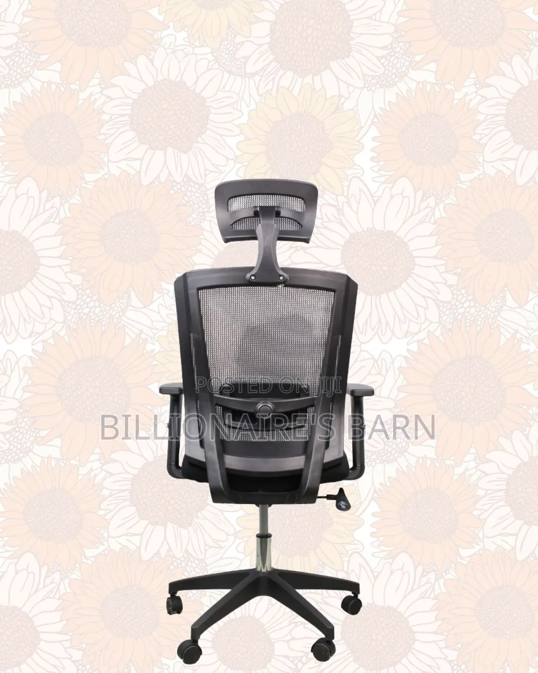 Adjustable Headrest Work Chair • Workday Comfort, Nylon Base