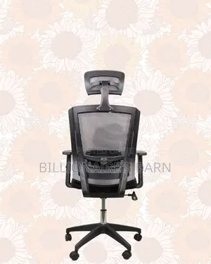 Adjustable Headrest Work Chair • Workday Comfort, Nylon Base