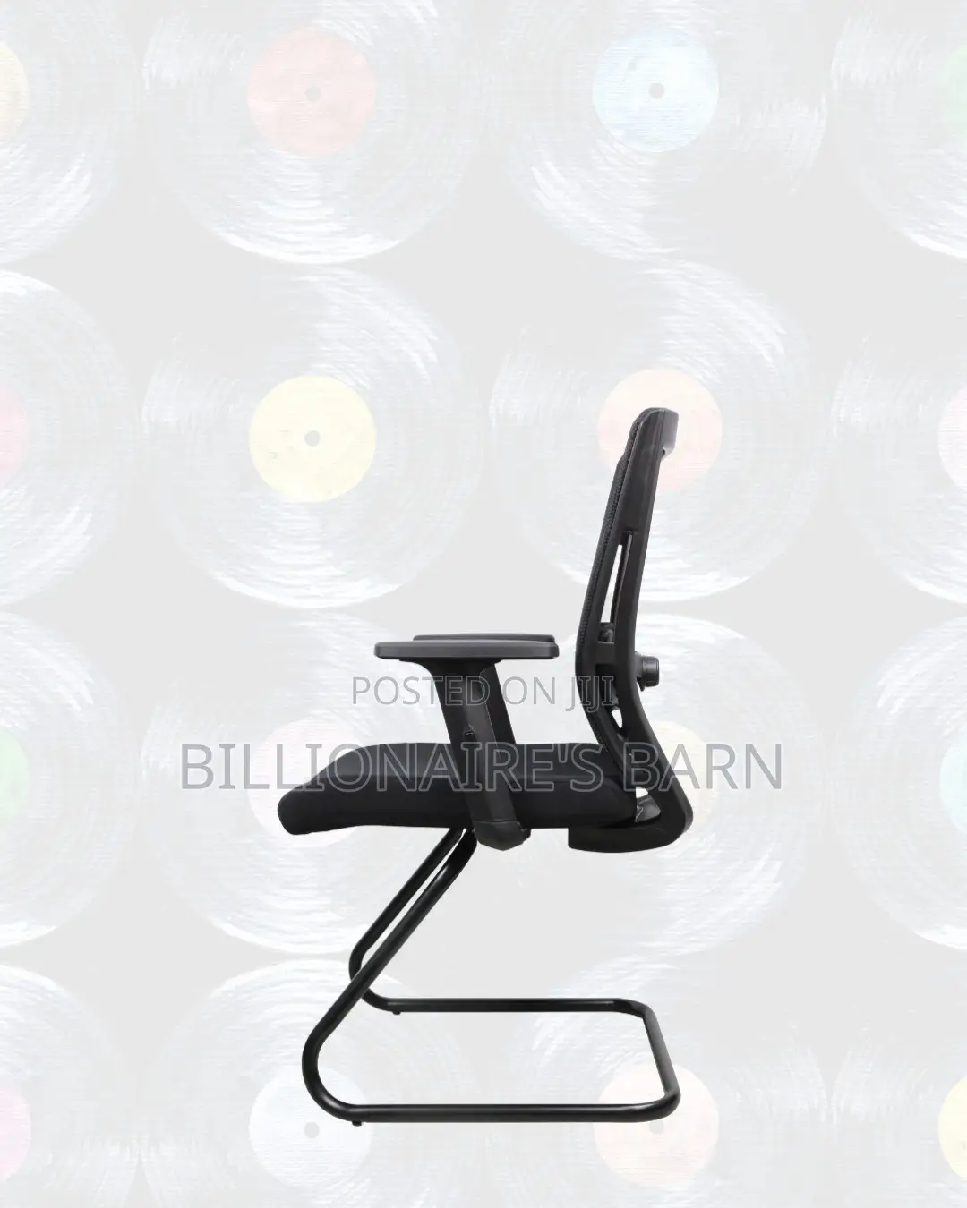 Visitor Office Chair With Stable Base —Supportive Backrest