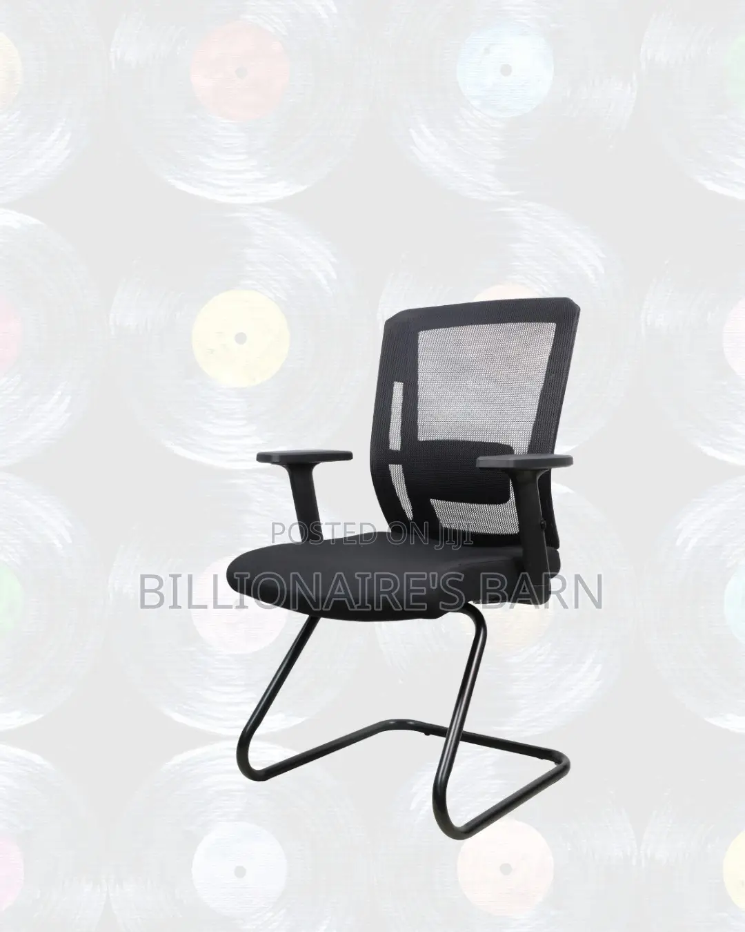Visitor Office Chair With Stable Base —Supportive Backrest