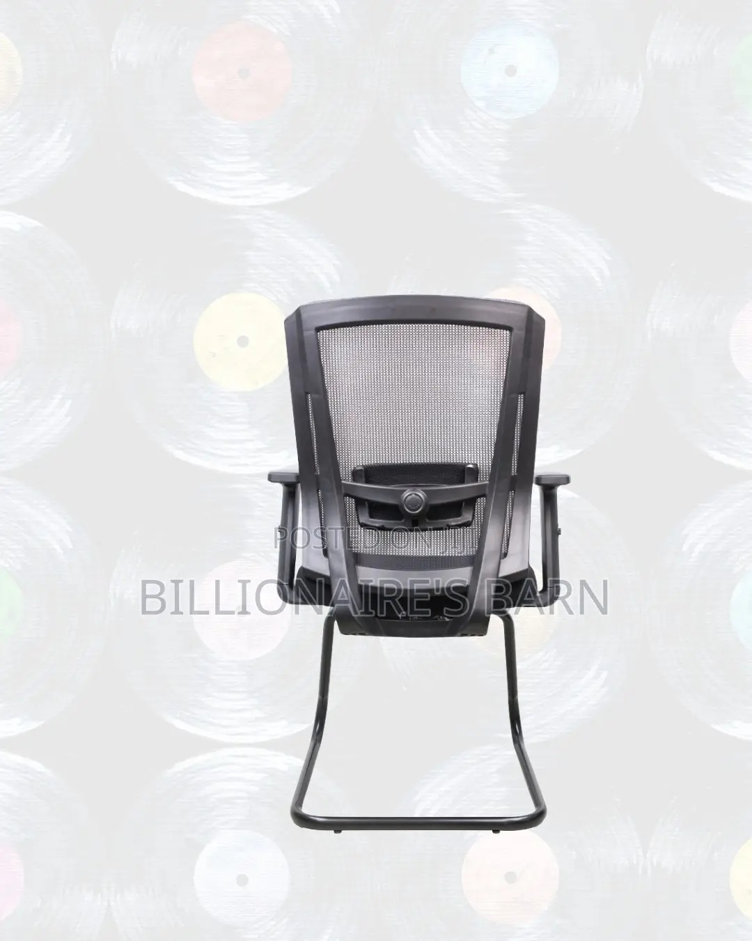 Visitor Office Chair With Stable Base —Supportive Backrest