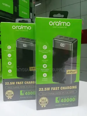 Oraimo Power Box 400 Vision Opb-7400q 22.5w Fast Charging Power Bank