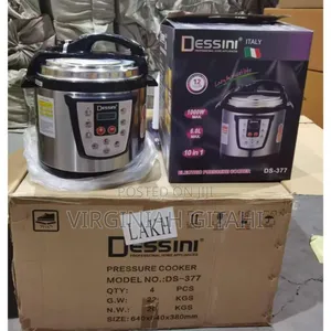 6 Litre Dessini Electric Pressure Cooker. Time and Energy Saving 