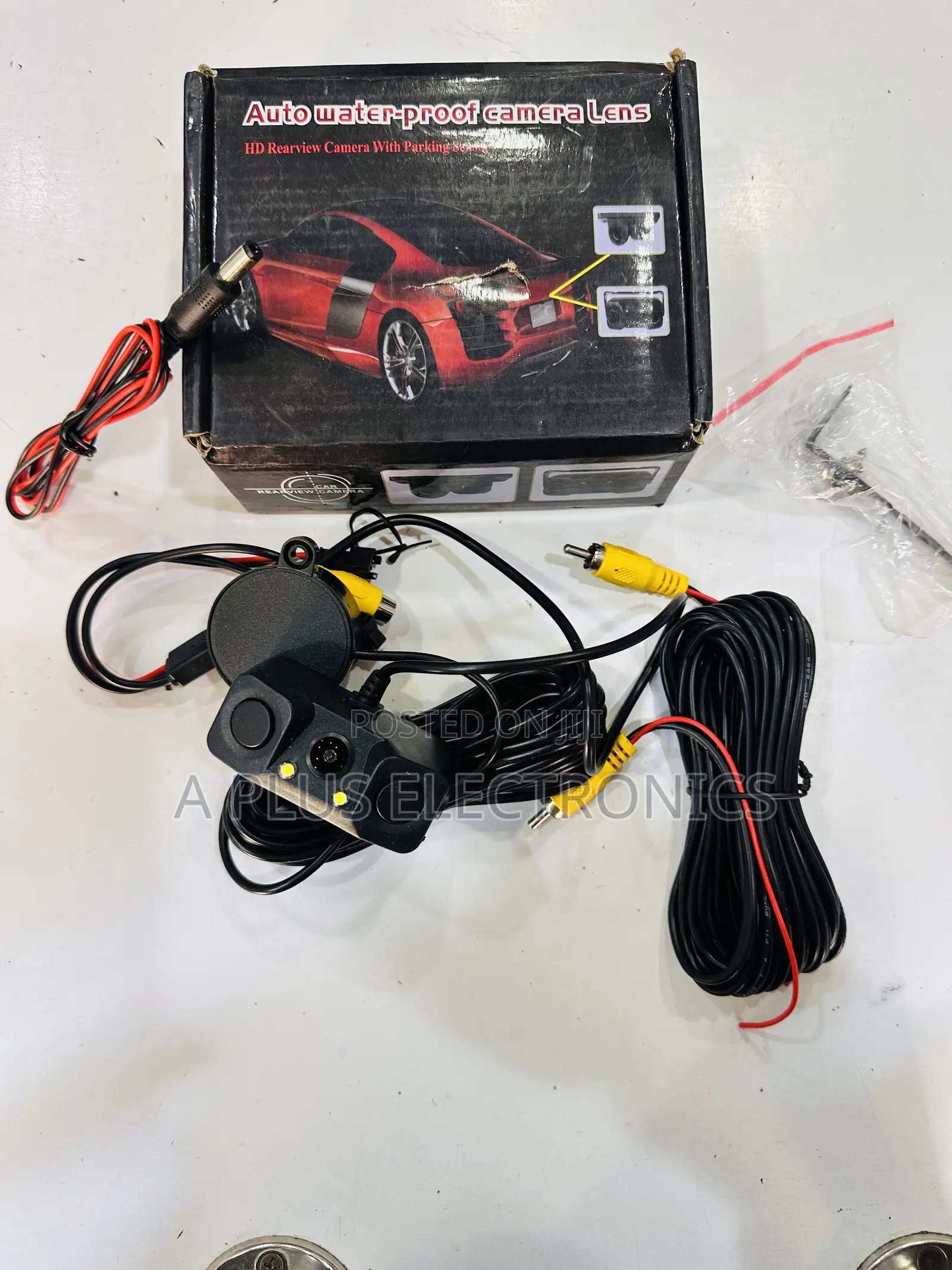 Reverse Camera With Parking Sensor – Hd Wide-Angle View