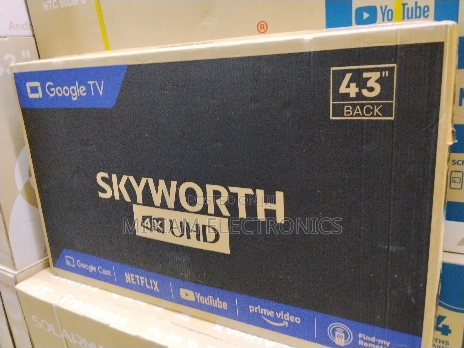Skyworth 43" Uhd Google Frameless Tv