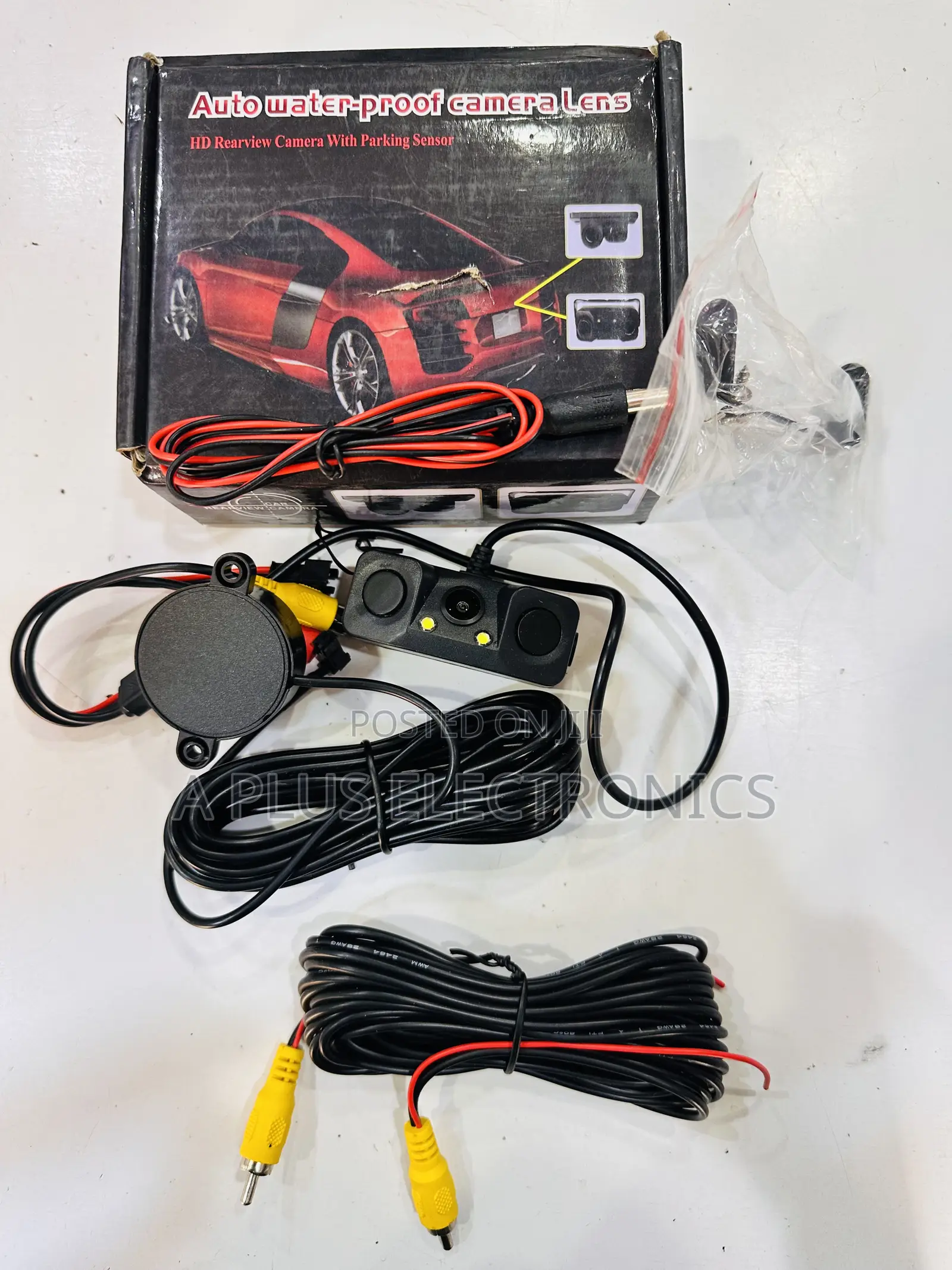 Reverse Camera With Parking Sensor – Waterproof Durable Design