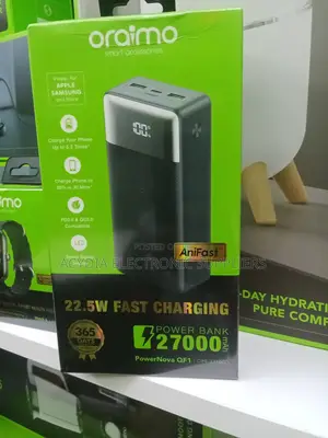 Oraimo Powernova Qf1 27000mah,22.5w Fast Charging Power Bank