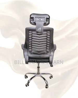 Secretarial Mesh Office Chair — Smooth Movement, Cool Mesh Backrest