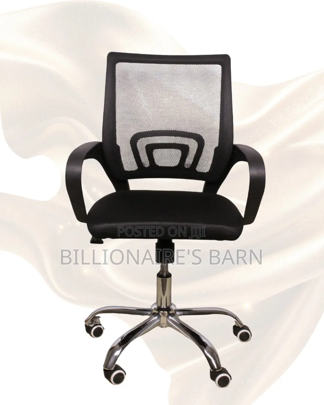 Ergonomic Office Chair for Work — Neat Look, Breathable Mesh Airflow