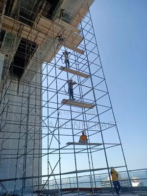 Scaffolding Height Access Using Cuplock