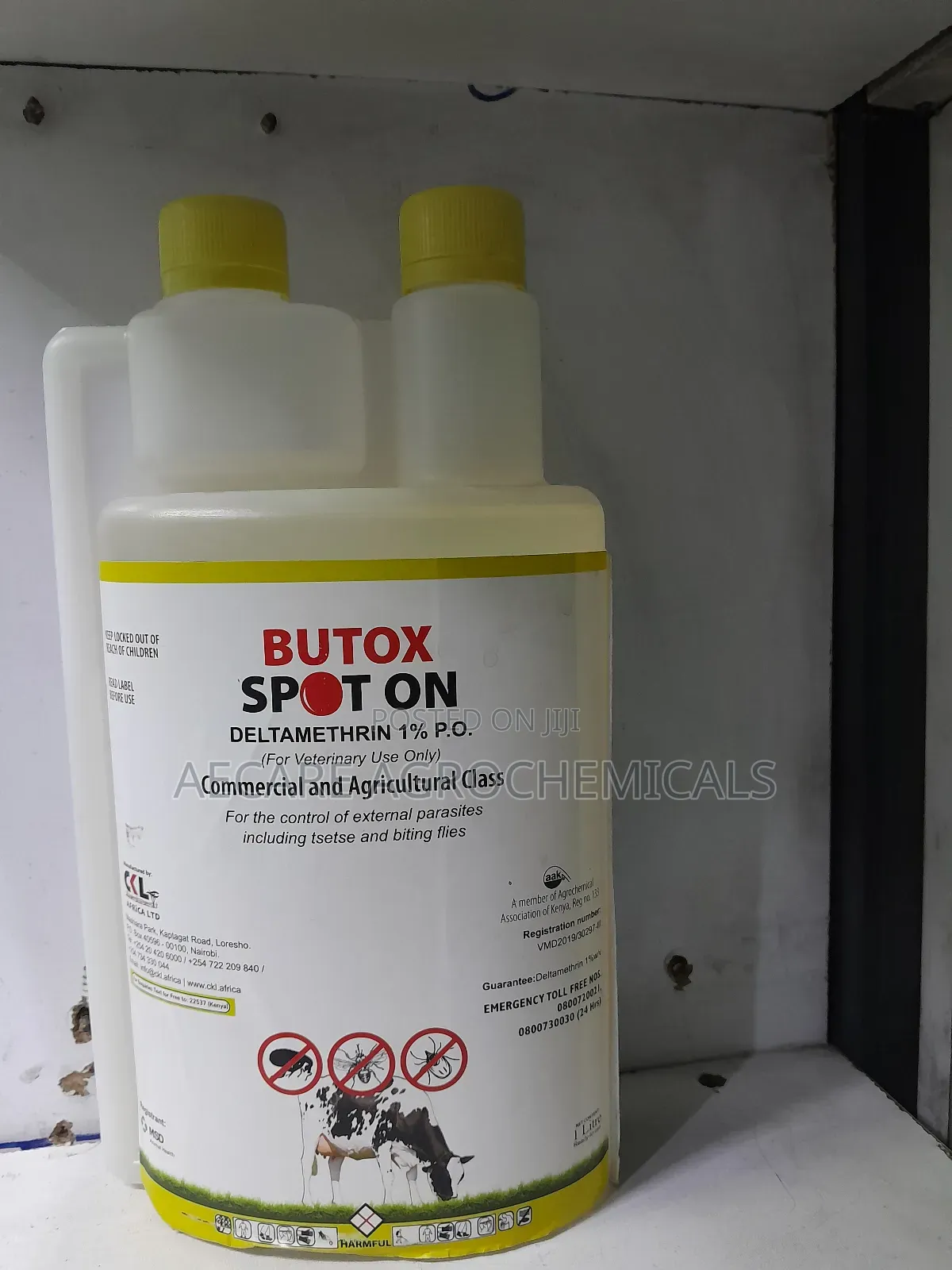 Butox Spot on Deltamethrin 1% 1litre Acaricide
