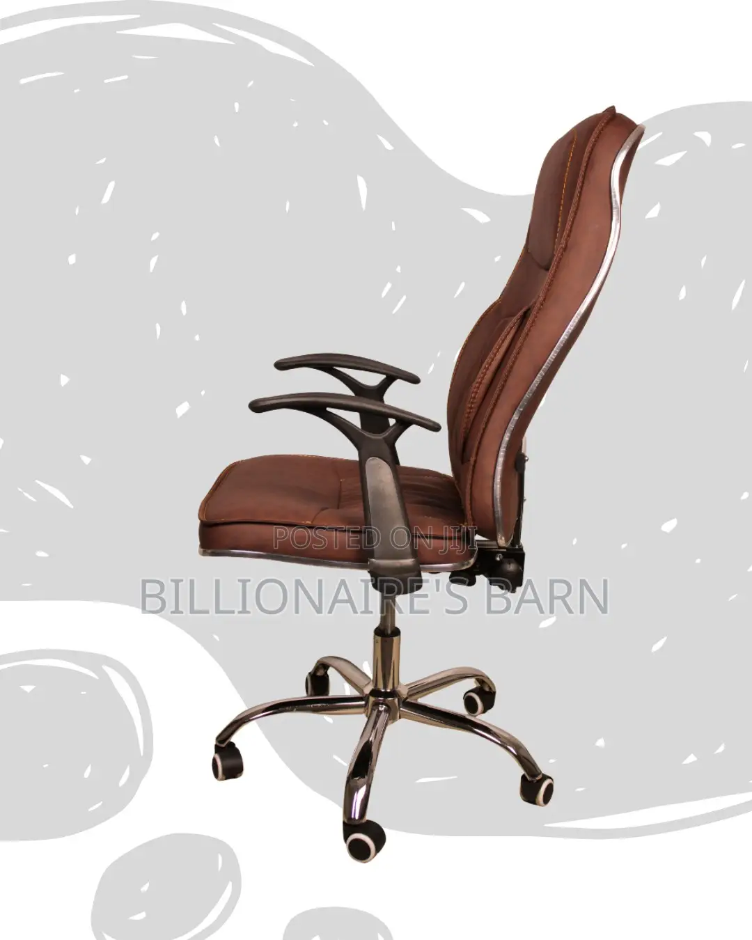 Ergonomic Office Chair for Work | Executive Finish, Padded Arm Comfort