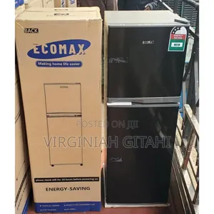 !!Ecomax 138 Litres Dark Silver Double Door Refrigerator.!!