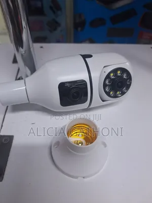 V380 Dual Lens Bulb Camera