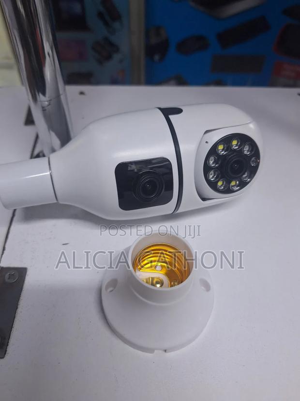 V380 Dual Lens Bulb Camera