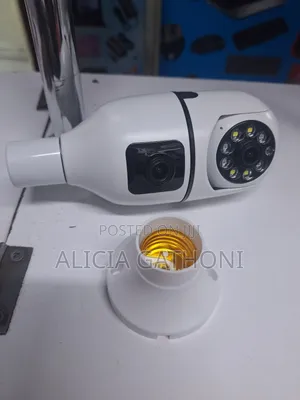 V380 Dual Lens Bulb Camera