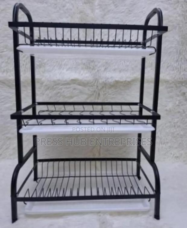 Tier Metallic Dish Rack and Kitchen Organizer* - main view